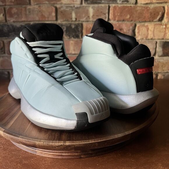 Adidas Crazy 1 Playoffs Kobe Bryant PE Black G99417 Men's 11 Ice Blue 2013 - Picture 15 of 16